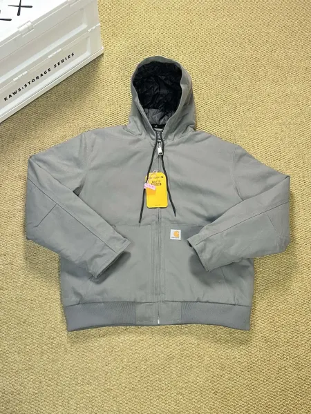 Carhartt Work In Progress Carhartt WIP Active Jacket Gray Outerwear - 1