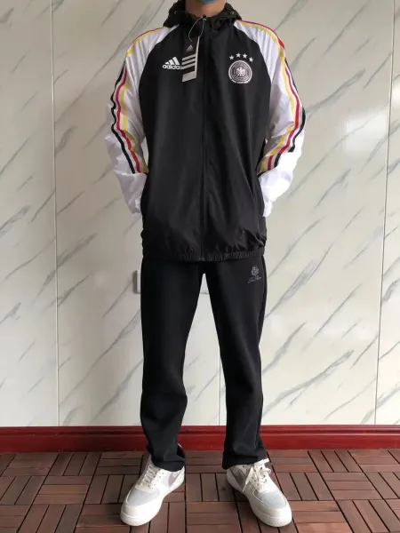 Adidas Argentina National Team Windbreaker Jacket Black/White - 14