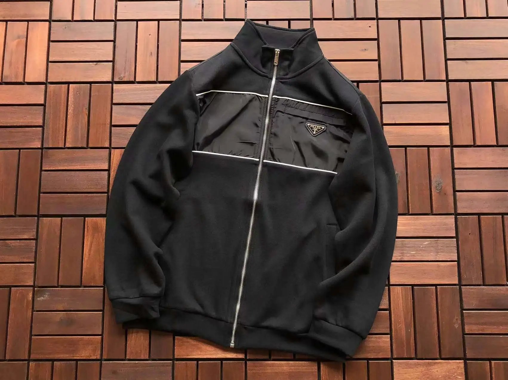 Prada Jackets Zip-up and utility jacket designs — 3