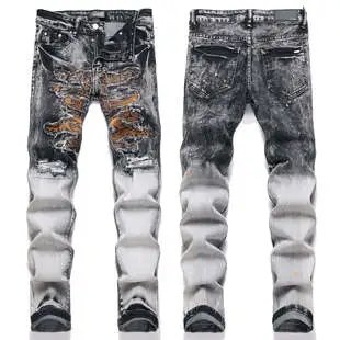 EXIAMIRI Distressed Black Acid-Wash Skinny Jeans - 13
