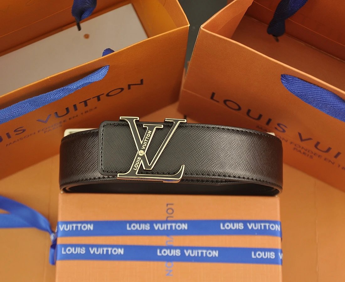 Louis Vuitton Belts LV initial buckle belt image 10