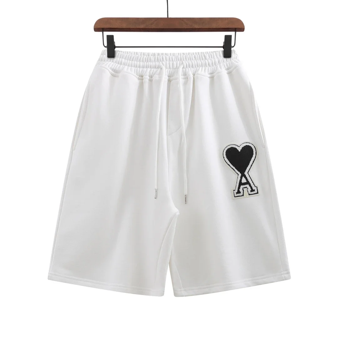 Ami Paris Heart-A Embroidered Casual Mid-Length Sweatpants - rep Ami Paris