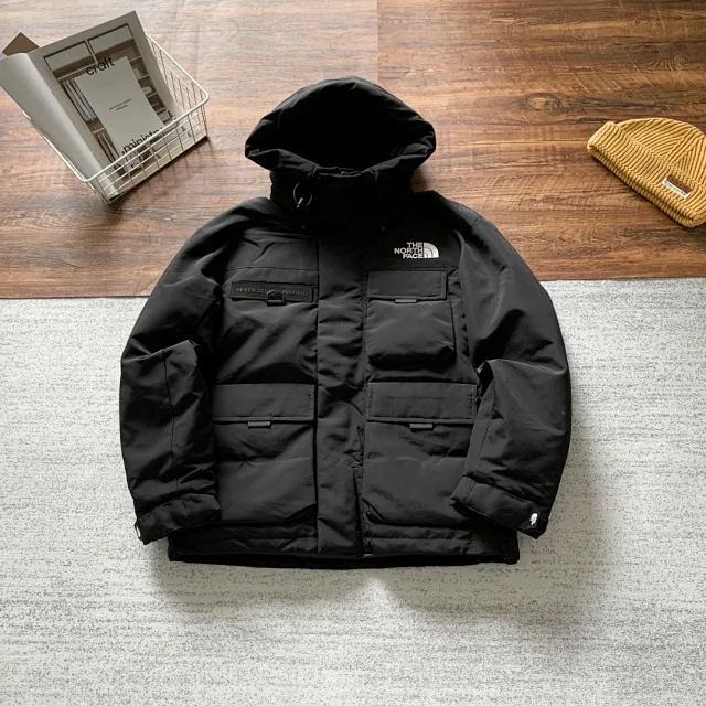 The North Face Down Jackets Hooded four-pocket jacket product detail image 6
