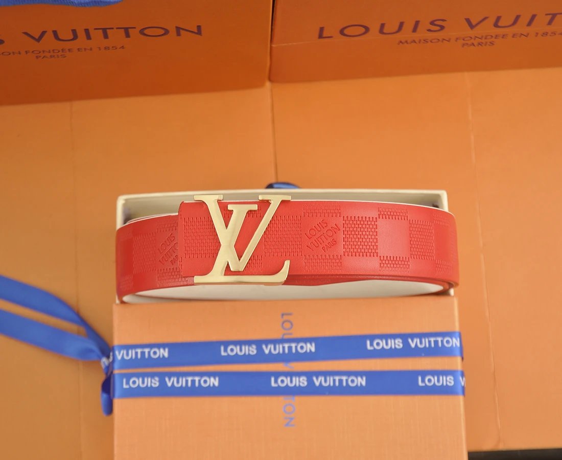 Louis Vuitton Belts Tiger-head buckle belt with monogram and graphic patches image 6
