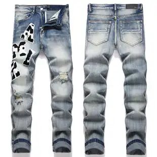 EXIAMIRI Distressed Black Acid-Wash Skinny Jeans - 11