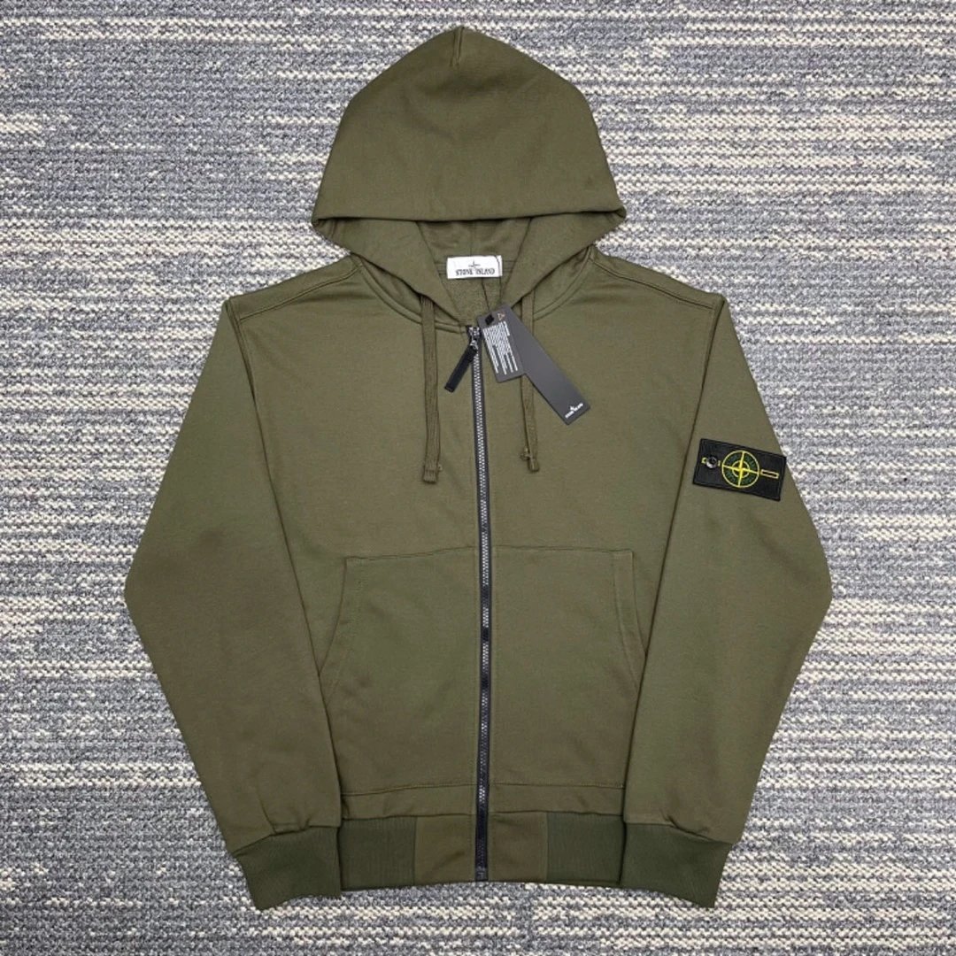 stone island zip up