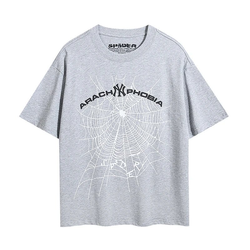 Broken Planet Spider Web Graphic T-Shirt Charcoal Gray product detail 16 in Litbuy spreadsheet finds