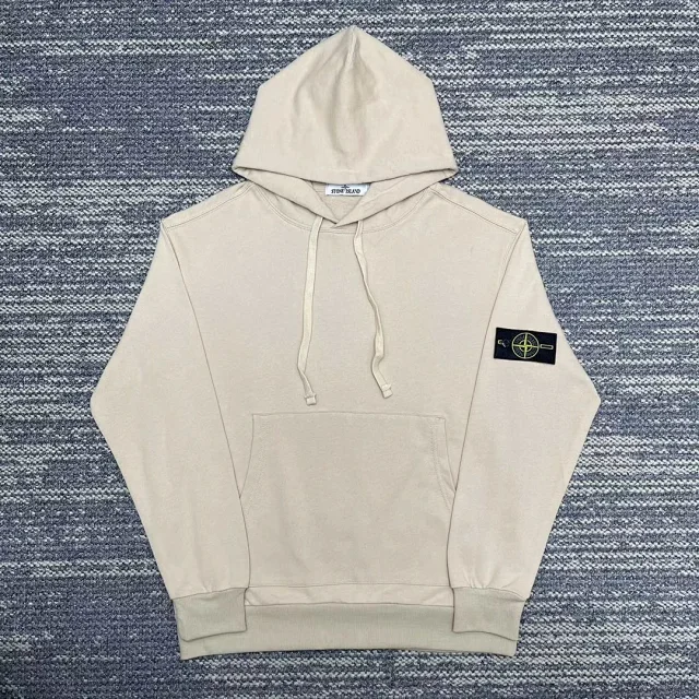 Stone Island Hoodies & Sweatshirts Hooded zip-front and pullover with compass sleeve badge product detail image 11