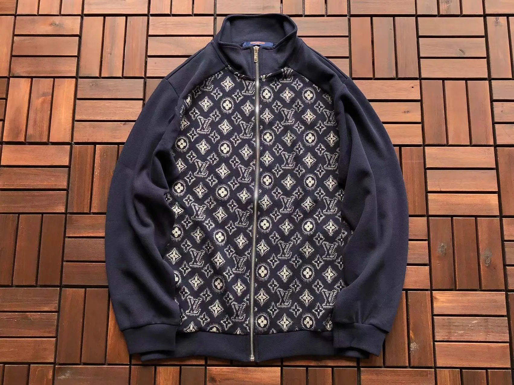 Louis Vuitton Monogram zip-up jacket and jogger trousers — 13