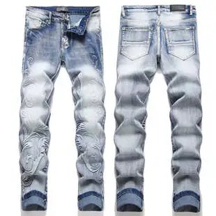 EXIAMIRI Distressed Black Acid-Wash Skinny Jeans - 9