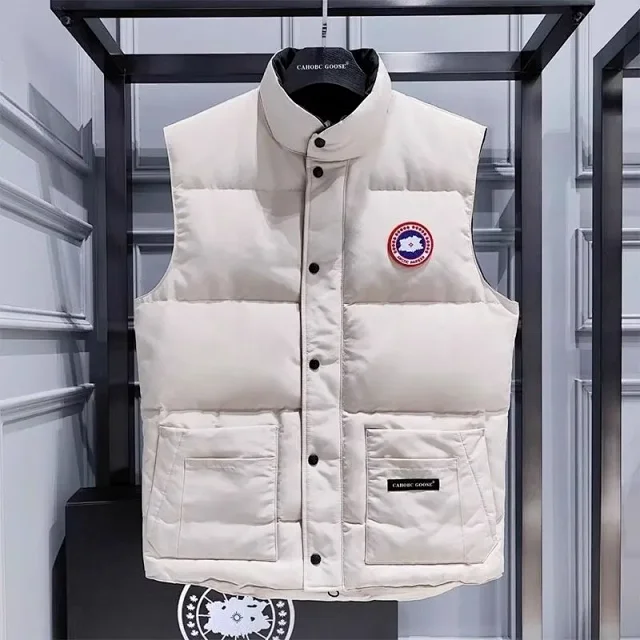 Canada Goose Vests Padded stand-collar snap-front vest with patch pockets product detail image 7