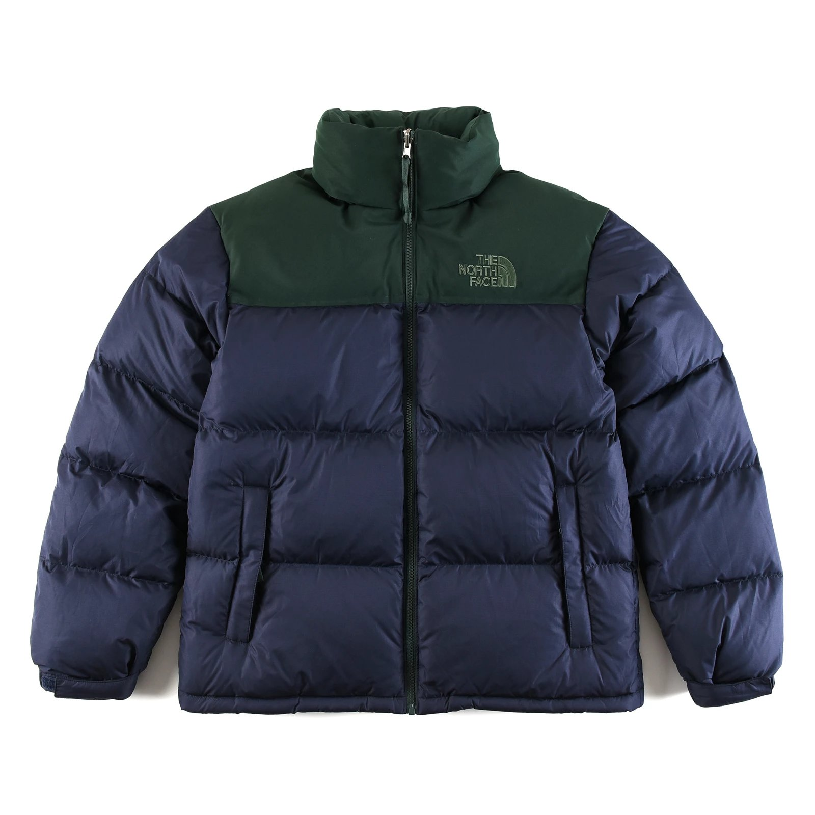 The North Face Down Jackets Color-blocked puffer jacket with stand collar — 15