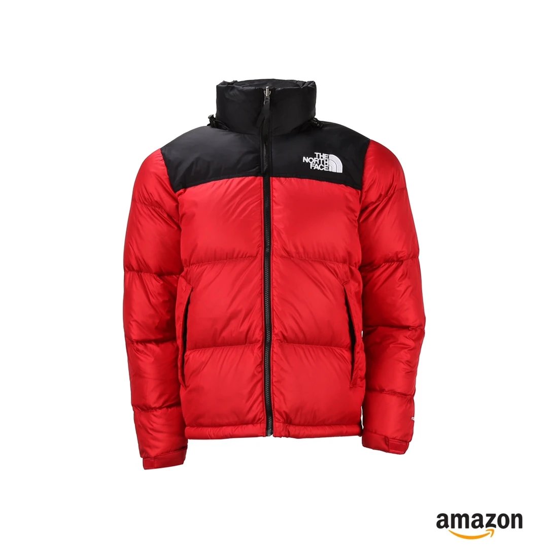 The North Face Down Jackets Color-blocked puffer jacket with stand collar — 19