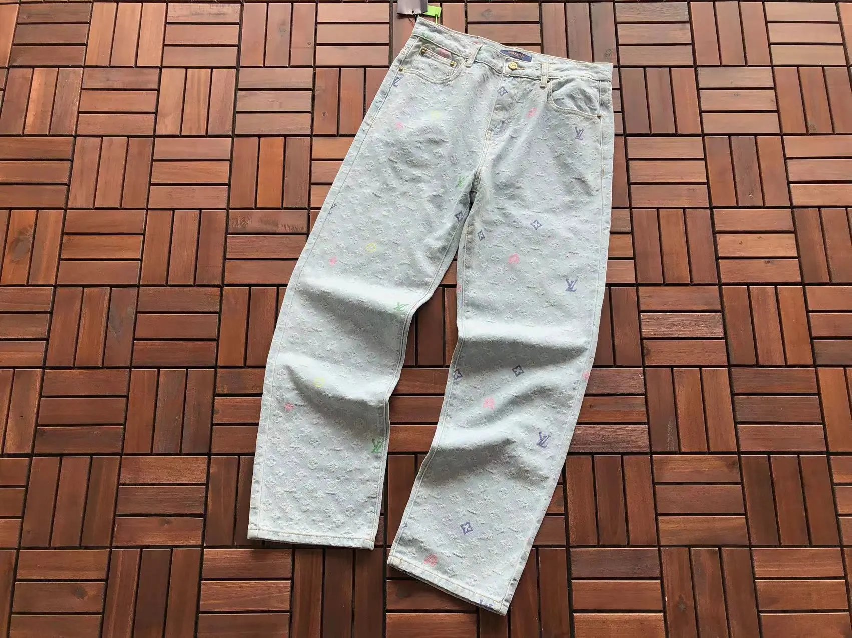 Louis Vuitton Monogram zip-up jacket and jogger trousers — 16