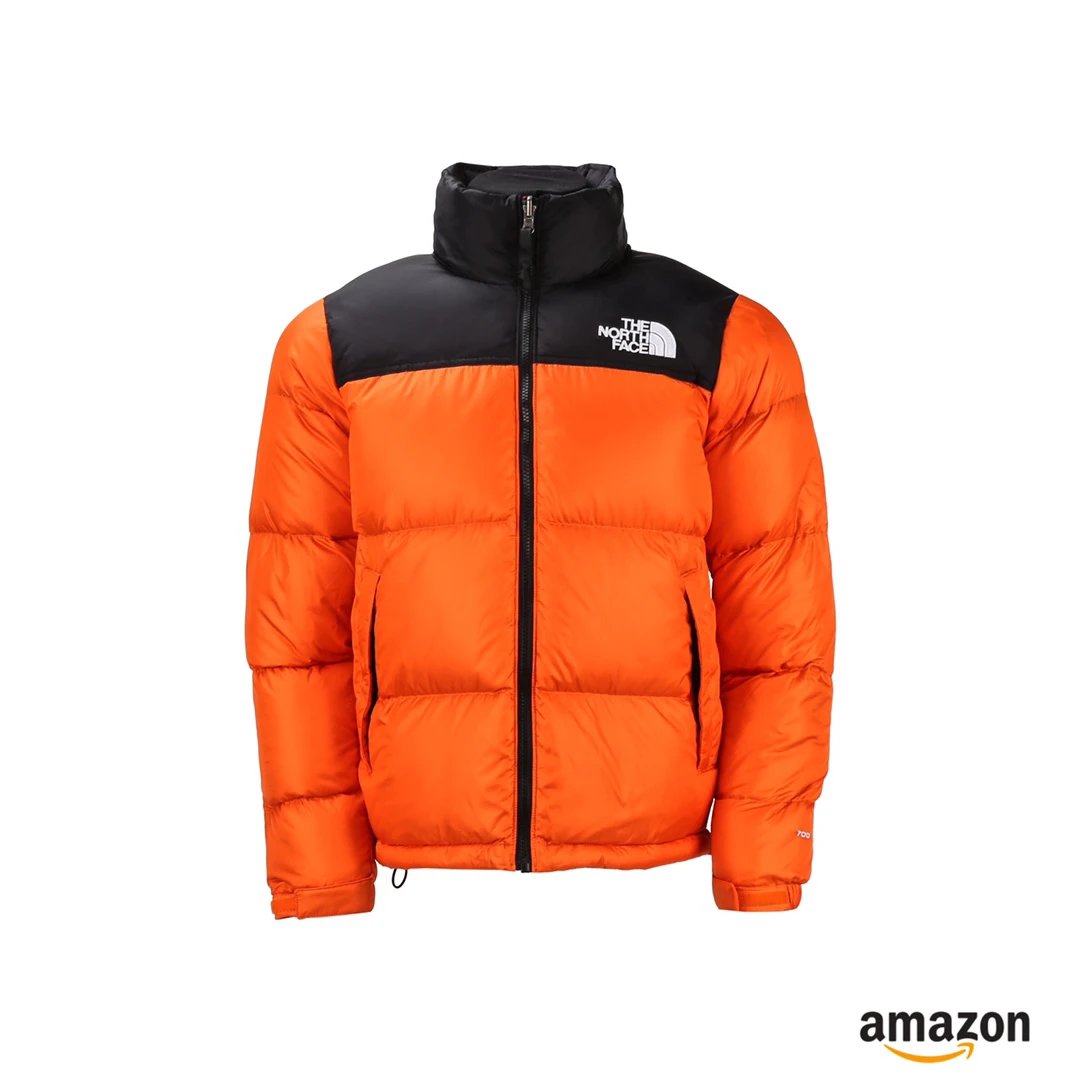 The North Face Down Jackets Color-blocked puffer jacket with stand collar — 22