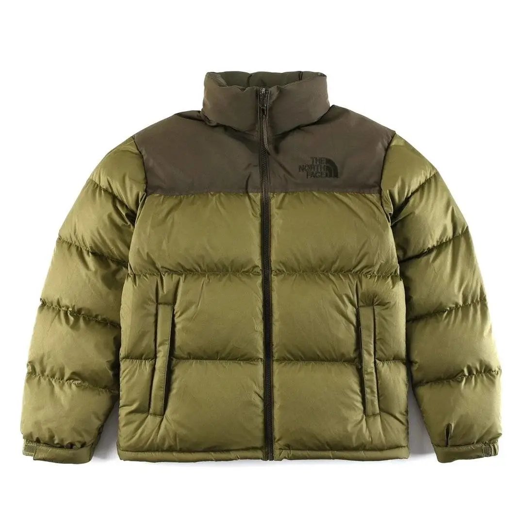The North Face Down Jackets Color-blocked puffer jacket with stand collar — 11