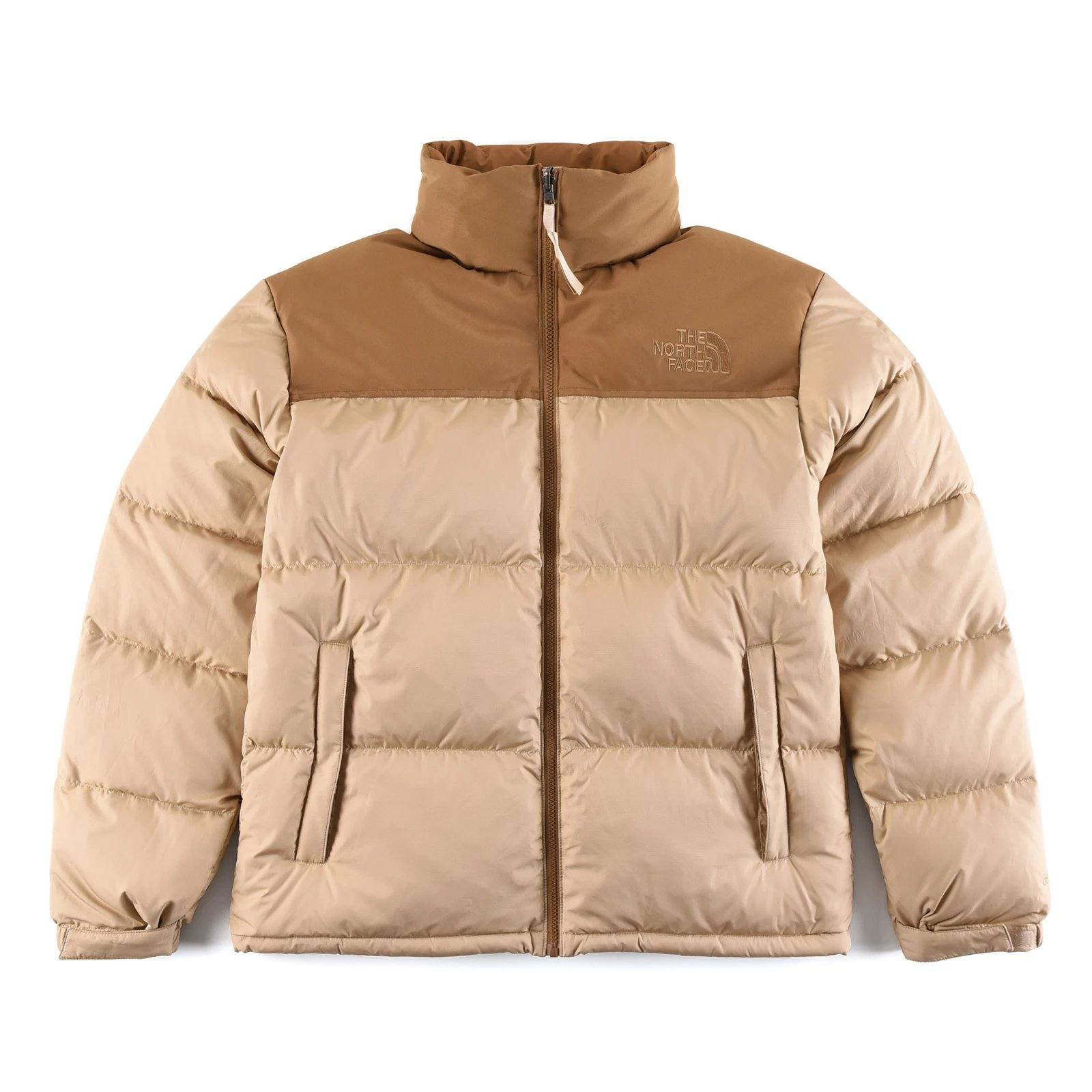 The North Face Down Jackets Color-blocked puffer jacket with stand collar — 13