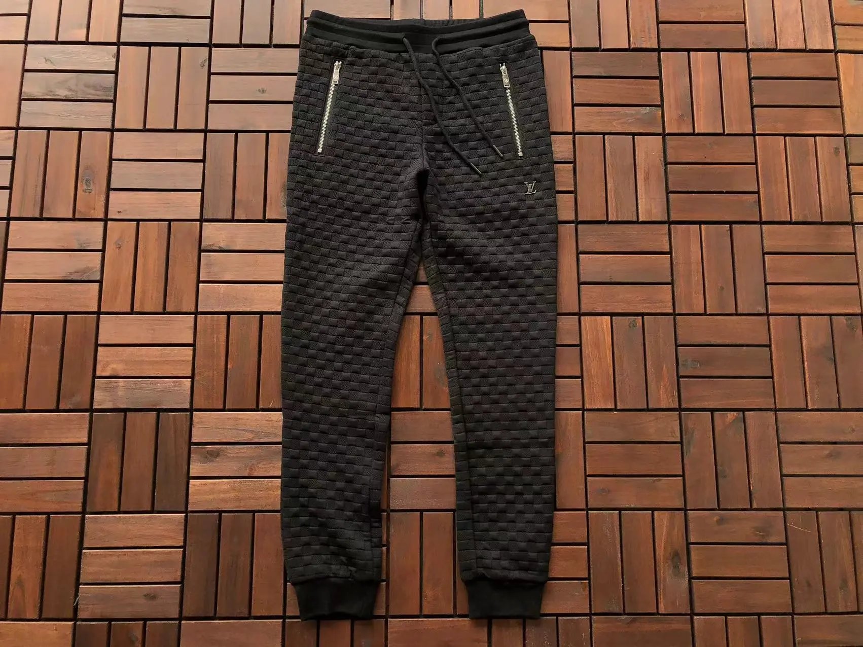 Louis Vuitton Monogram zip-up jacket and jogger trousers — 18