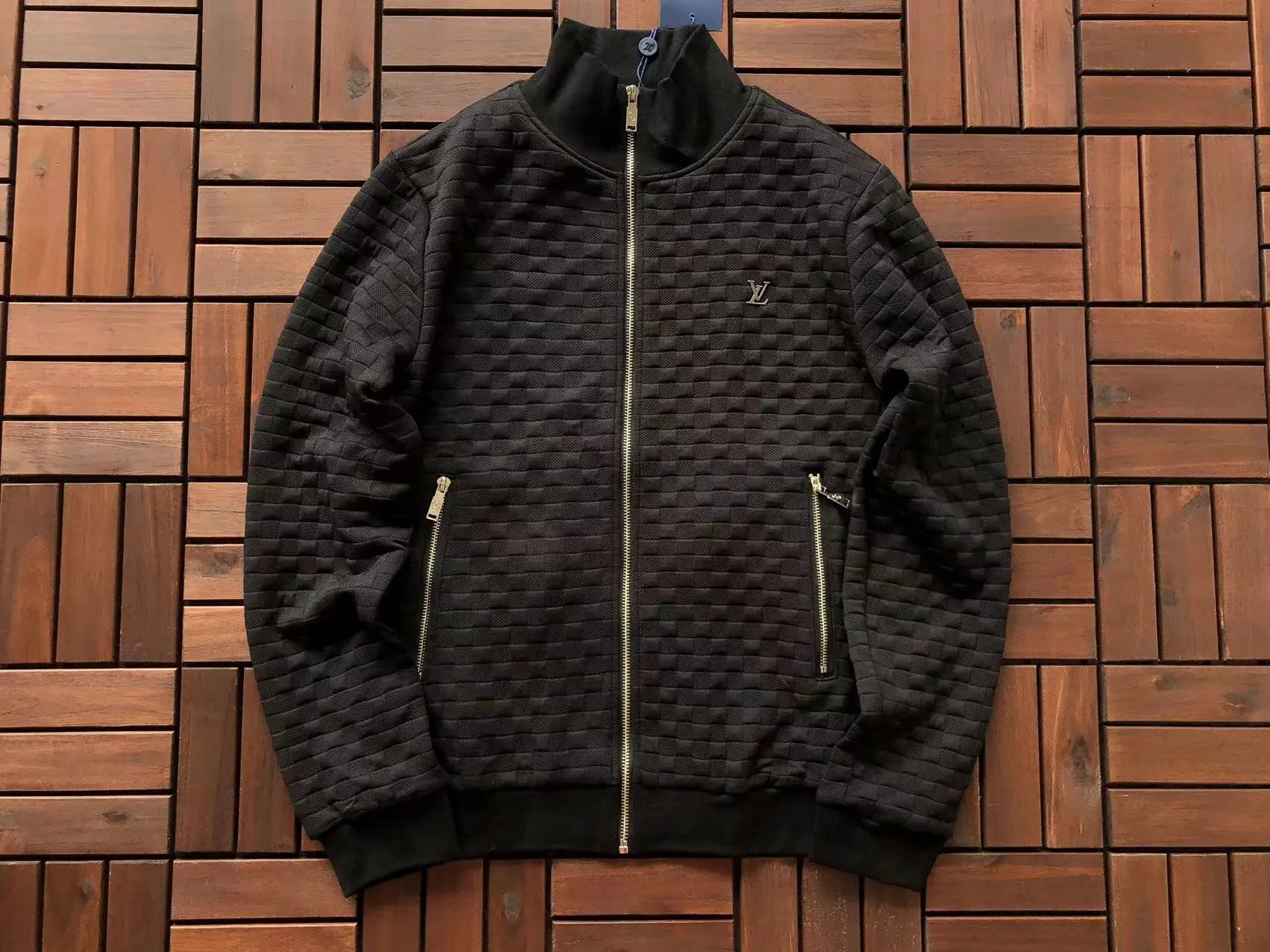 Louis Vuitton Monogram zip-up jacket and jogger trousers — 17