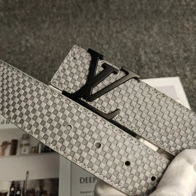Louis Vuitton Belts Monogram embossed belt with LV buckle product detail image 10
