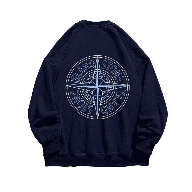 Stone Island Navy Blue Sweatshirt
