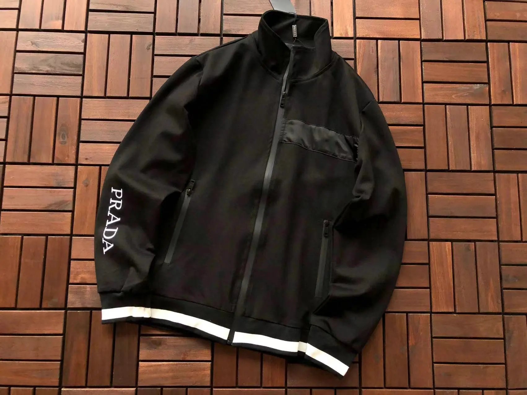Prada Jackets Zip-up and utility jacket designs — 9