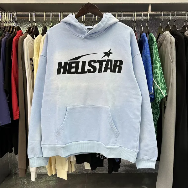 Hellstar Star Logo Gradient Hoodie - 1