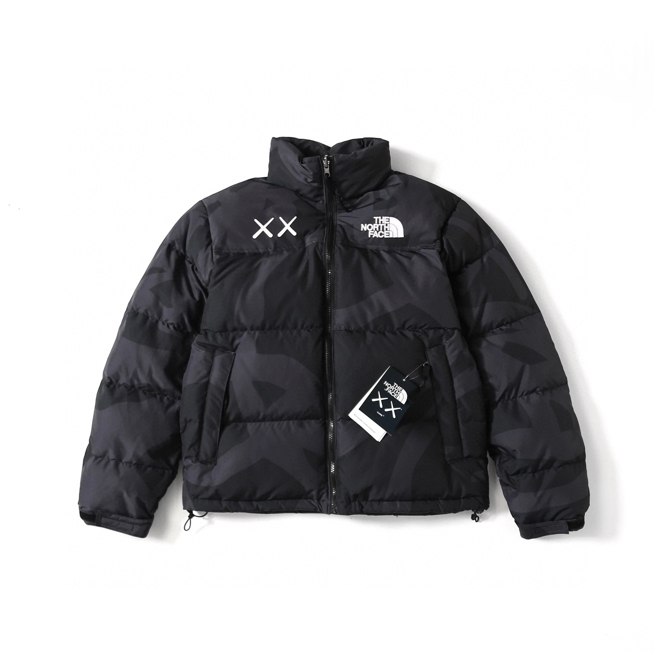 The North Face Down Jackets Color-blocked puffer jacket with stand collar — 16