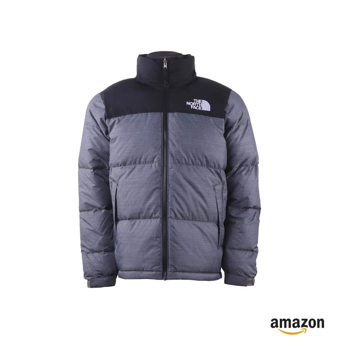The North Face Down Jackets Color-blocked puffer jacket with stand collar — 18