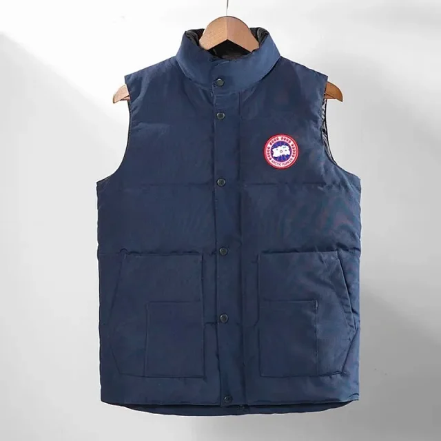 Canada Goose Vests Padded stand-collar snap-front vest with patch pockets product detail image 5