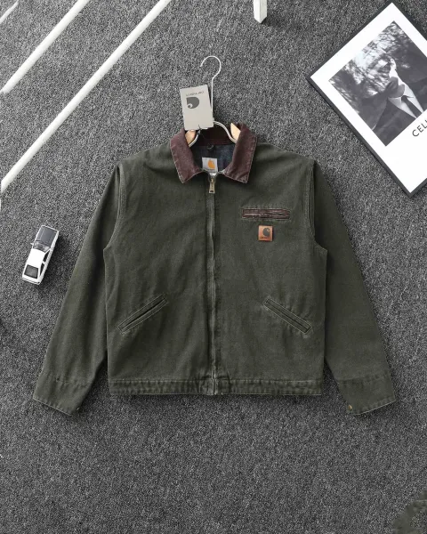 Carhartt Work In Progress Carhartt WIP Chore Coat Army Green Jacket Outerwear.jacket - 1