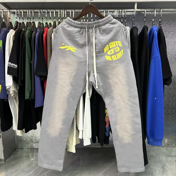 Reebok x No Guts No Glory Gray Washed Sweatpants - 1