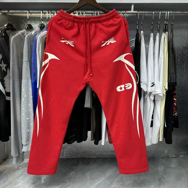 Reebok x China National Team Inspired Graphic Sweatpants Red - 1