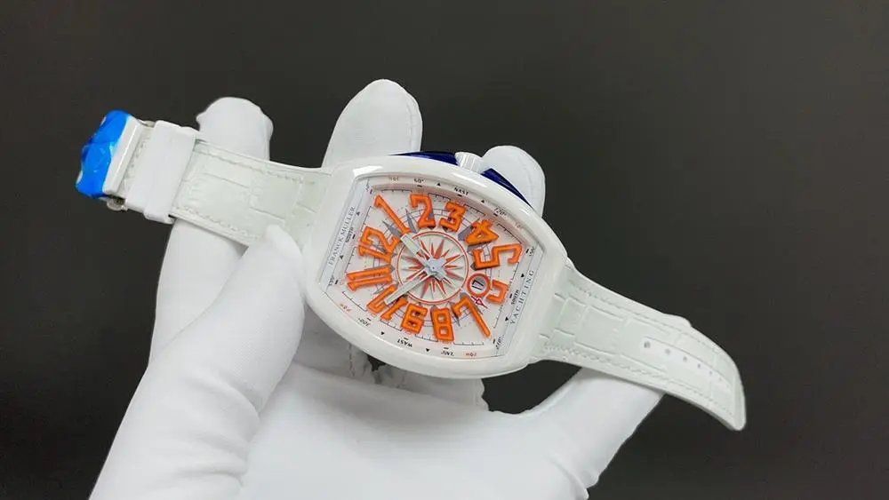 Franck Muller Yachting V45‑SCDT‑AC‑WH watch — W2CFinds curated find