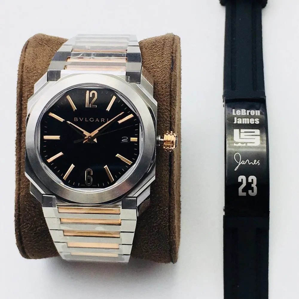 Bvlgari Octo two‑tone wristwatch — W2CFinds curated find