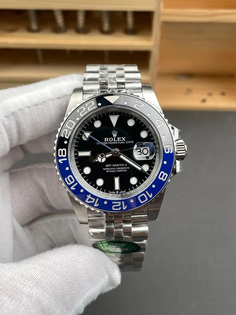 Rolex 126710BLNR GMT‑Master II wrist watch — W2CFinds curated find