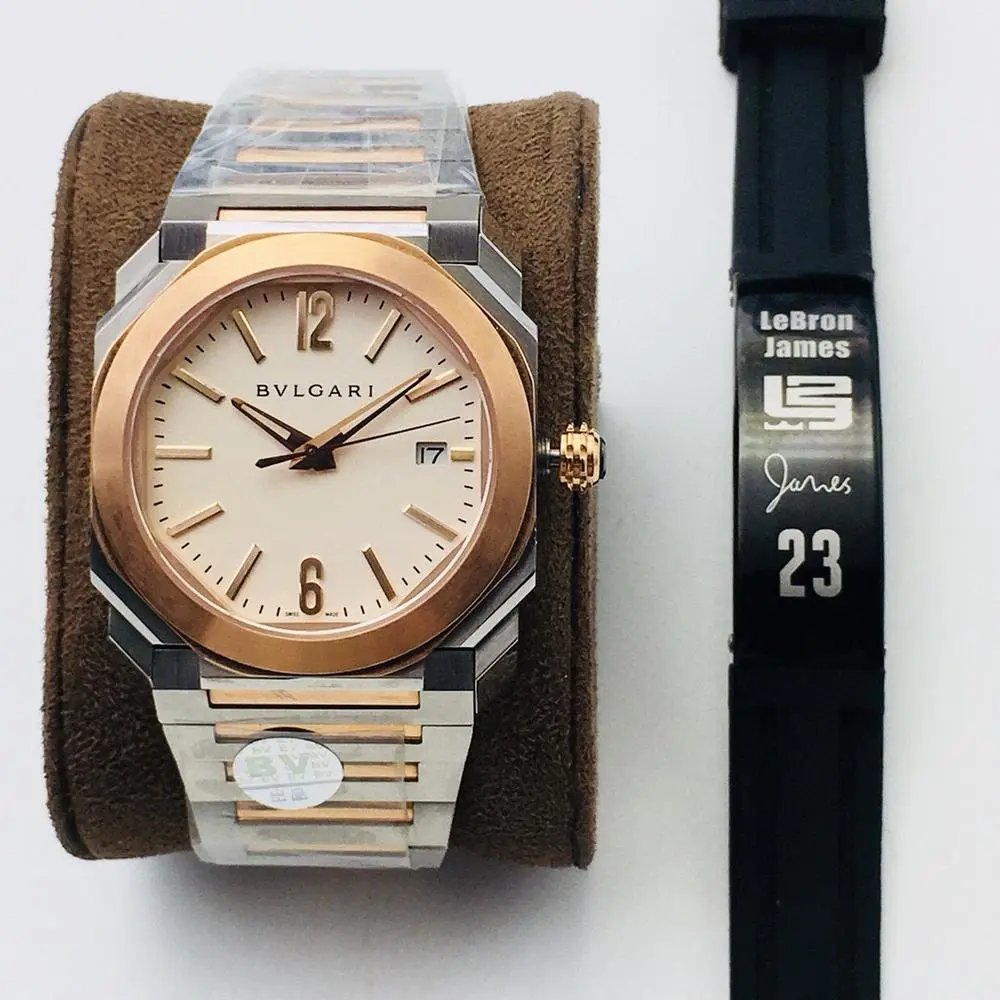 Bvlgari Octo two‑tone wristwatch — W2CFinds curated find