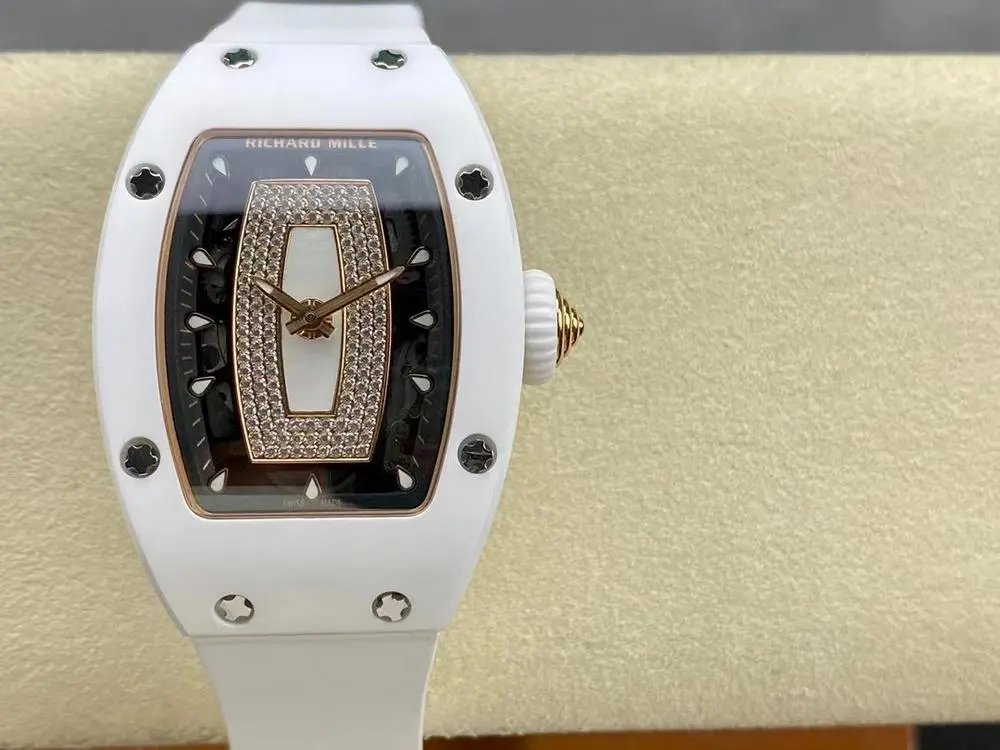 Richard Mille RM‑07‑01 White Ceramic Mother‑of‑Pearl Diamond‑set watch — W2CFinds curated find