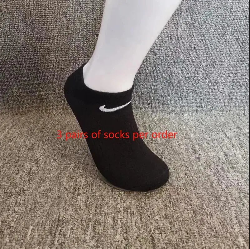 3-pair pack of black no-show socks