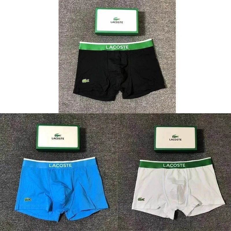 LACOSTE White, Black, and Blue Gift Set
