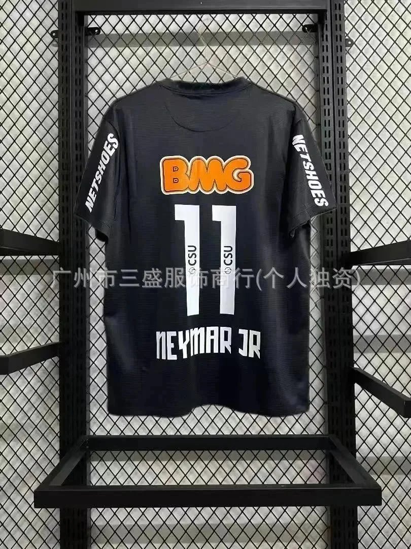 12-13 Santos black and white jersey (number 11)