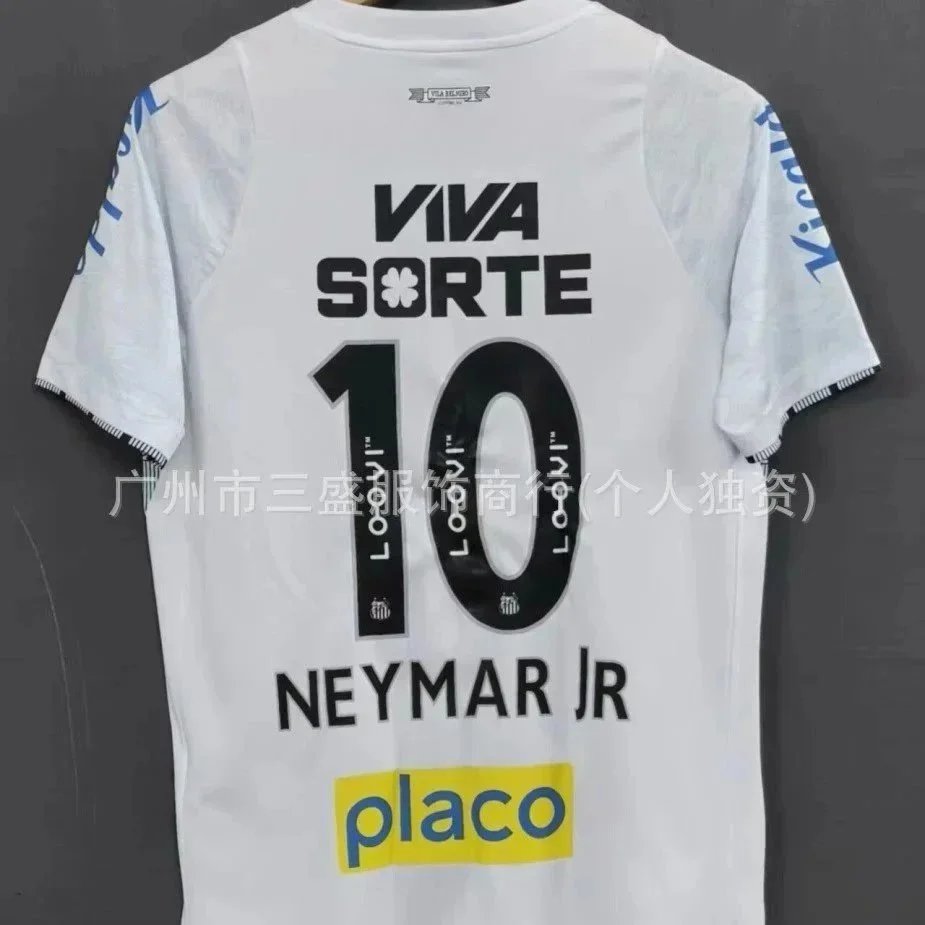 24-25 Santos home kit, all-advertising version (No. 10)