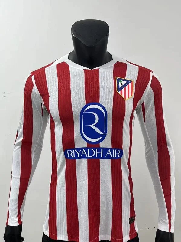 25/26 Atlético Madrid home long-sleeve
