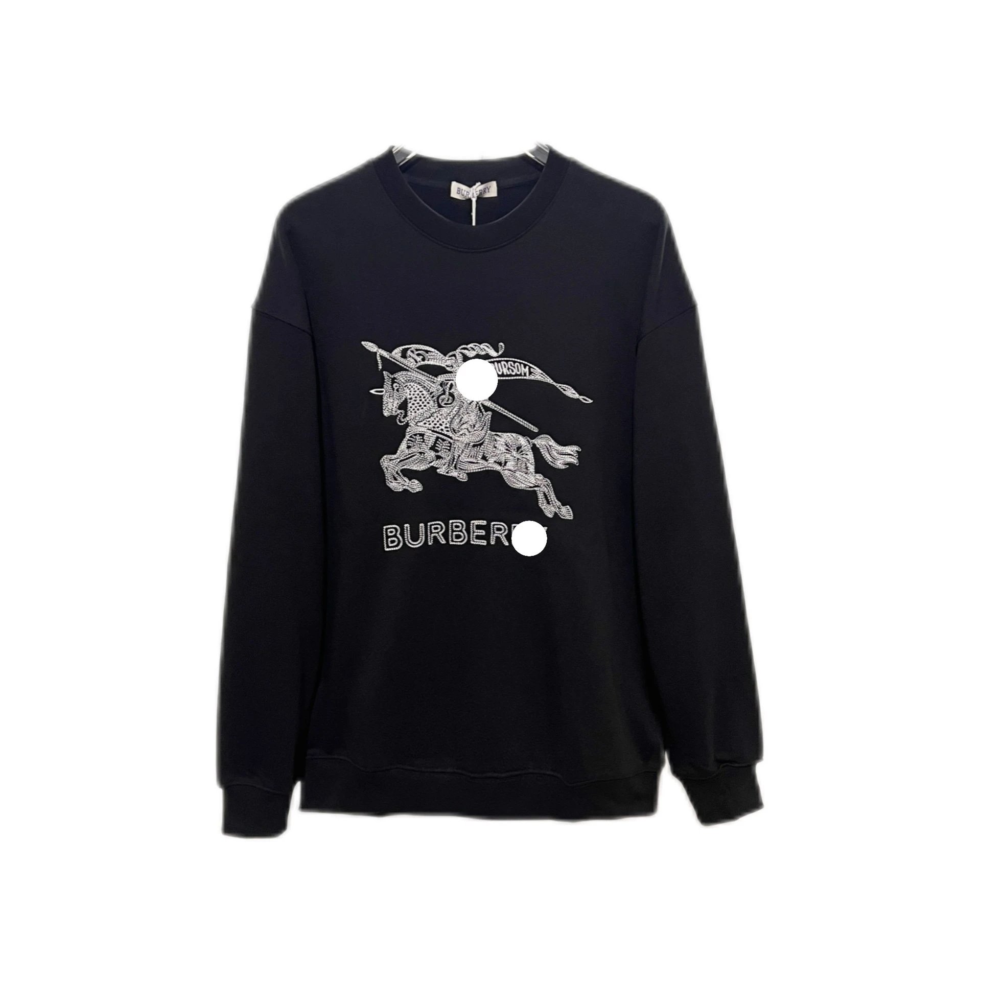 Burberry Hoodies & Sweatshirts Equestrian Knight logo crewneck sweatshirt — Burberry Crewneck sweatshirt 2