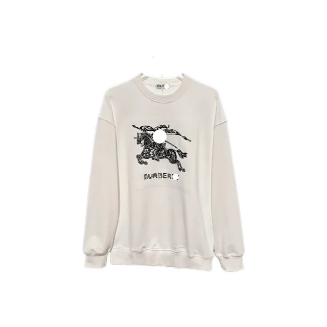 Burberry Hoodies & Sweatshirts Equestrian Knight logo crewneck sweatshirt product detail image 1