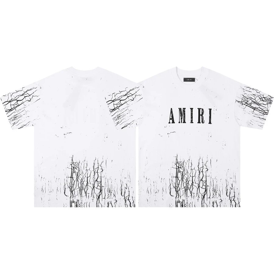 666白色【印花龟裂】