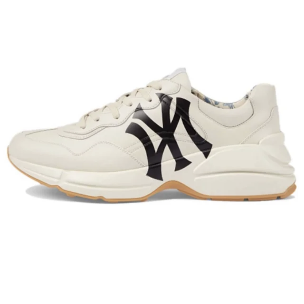 Gucci x MLB New York Yankees Rhyton Sneakers Beige - 1