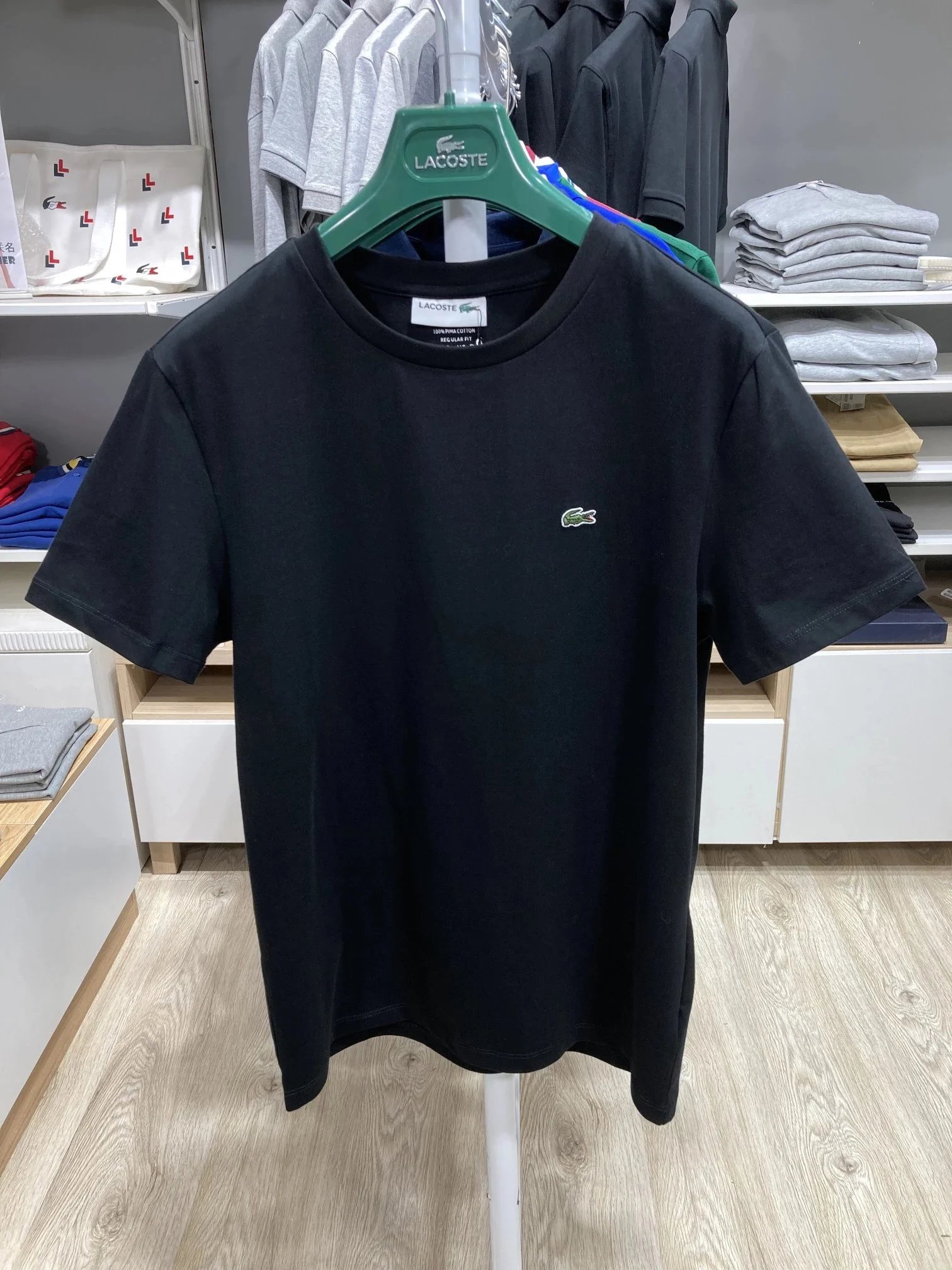 9510鱼2023新款休闲简约纯色男士时尚夏季新款圆领潮宽松短袖t恤男装TH6709