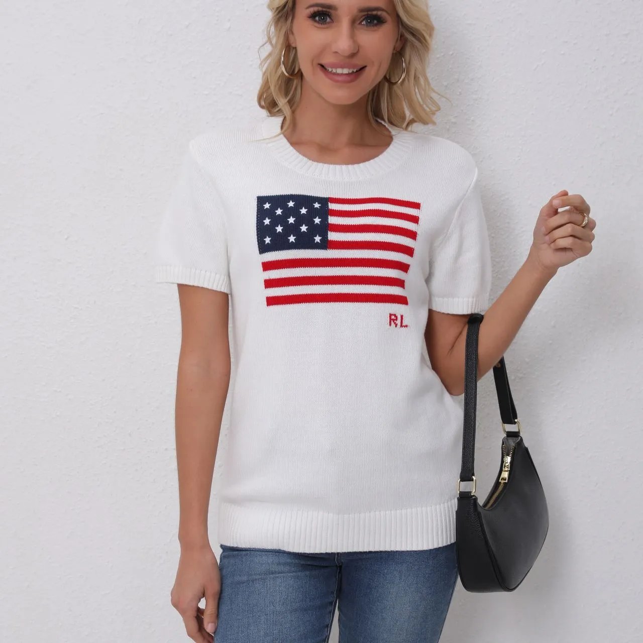 毛衣REVOE时尚小众纯棉2025新款简约罗纹针织套头衫 6