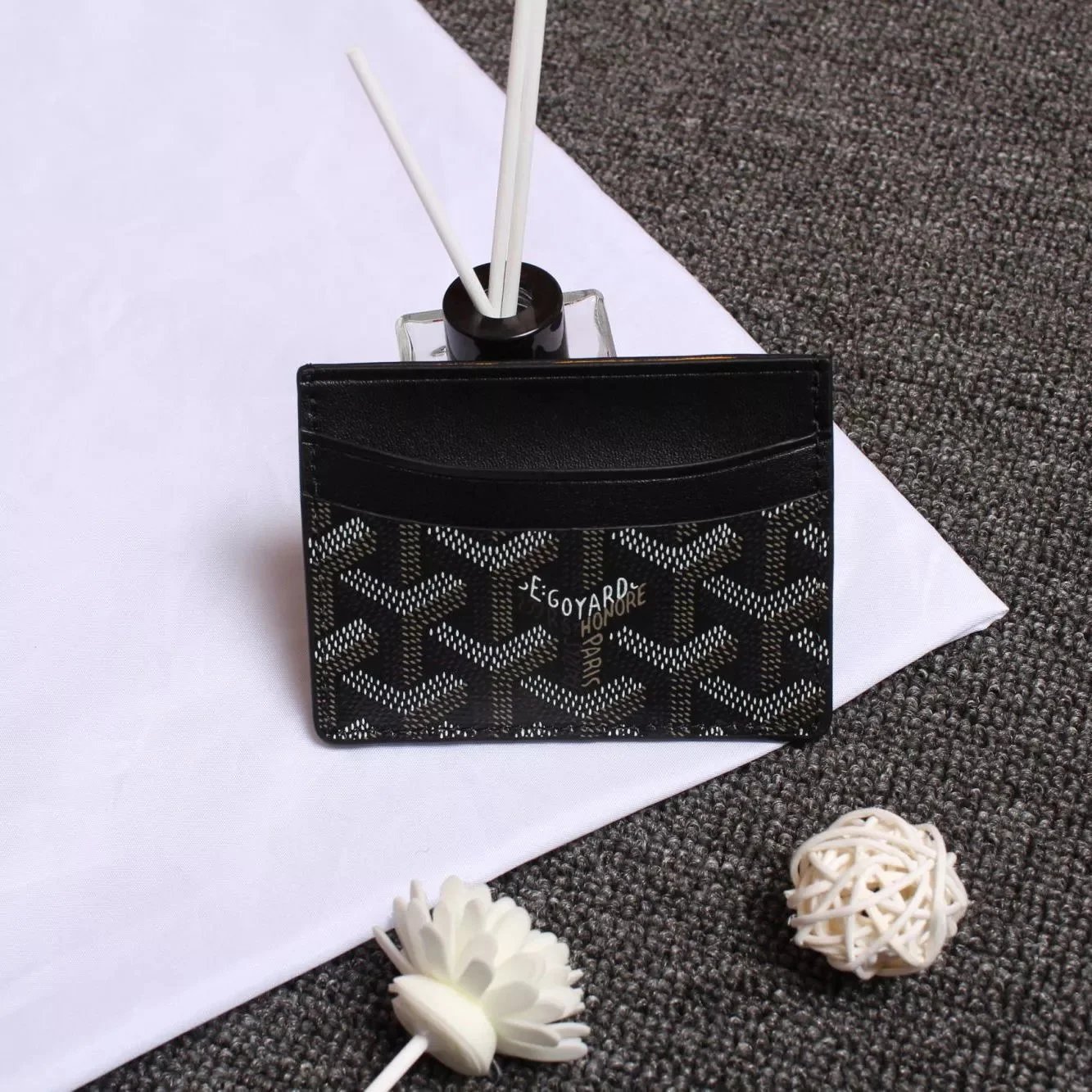 Goyard Saint-Louis Card Holder Black - 1